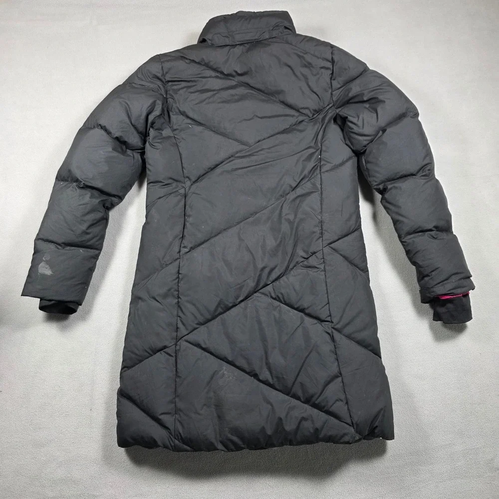 Columbia Puffer Girls Large Black Puffer Parka SG 5479 Solid